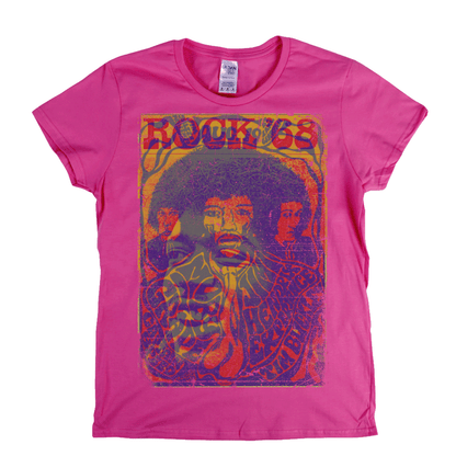 Hendrix Rock 68 Womens T-Shirt