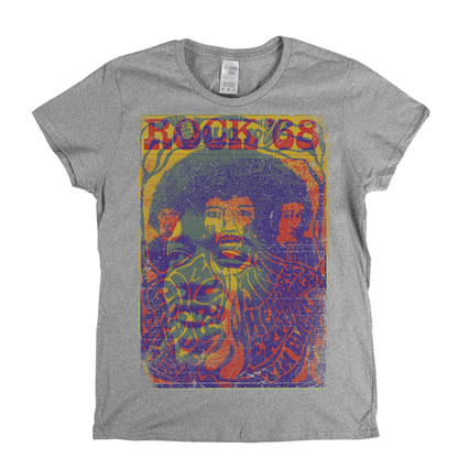 Hendrix Rock 68 Womens T-Shirt