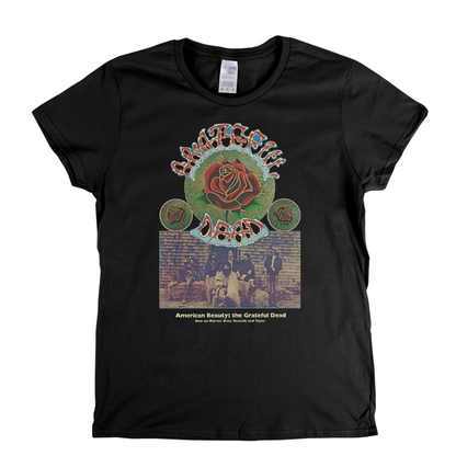 Grateful Dead American Beauty Poster Womens T-Shirt