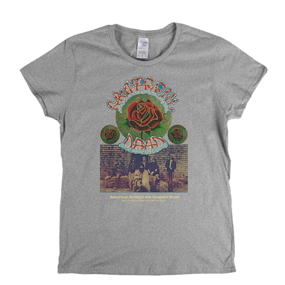 Grateful Dead American Beauty Poster Womens T-Shirt