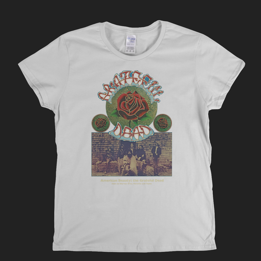 Grateful Dead American Beauty Poster Womens T Shirt