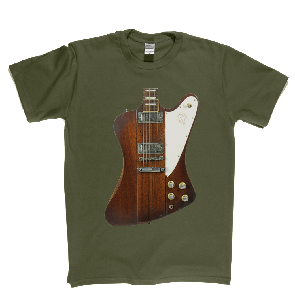 Johnny Winter Firebird Guitar T-Shirt