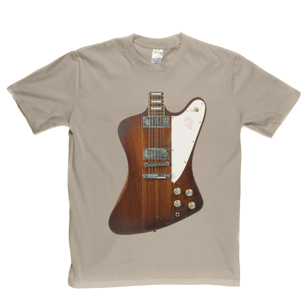 Johnny Winter Firebird Guitar T-Shirt