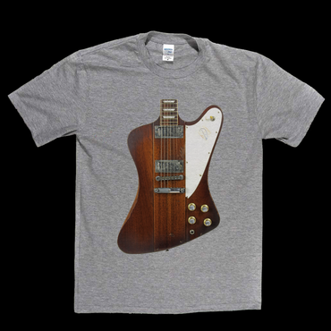 Johnny Winter Firebird Guitar T-Shirt