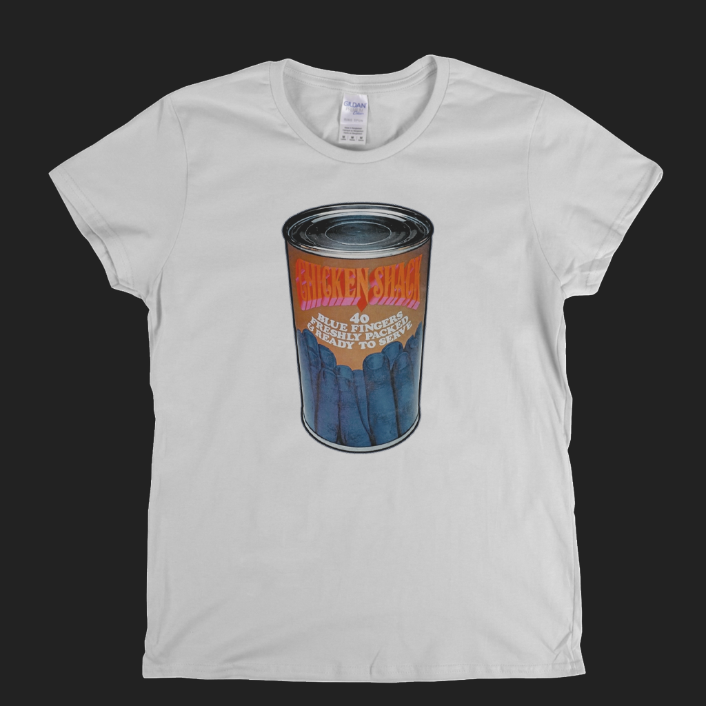 Chicken Shack 40 Blue Fingers Womens T-Shirt