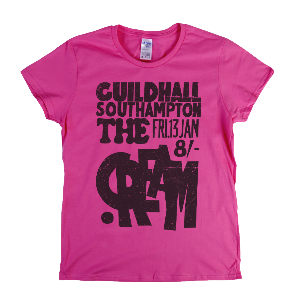 Cream Guildhall Poster Womens T-Shirt