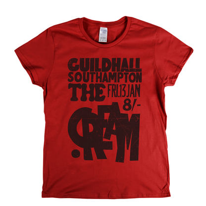 Cream Guildhall Poster Womens T-Shirt