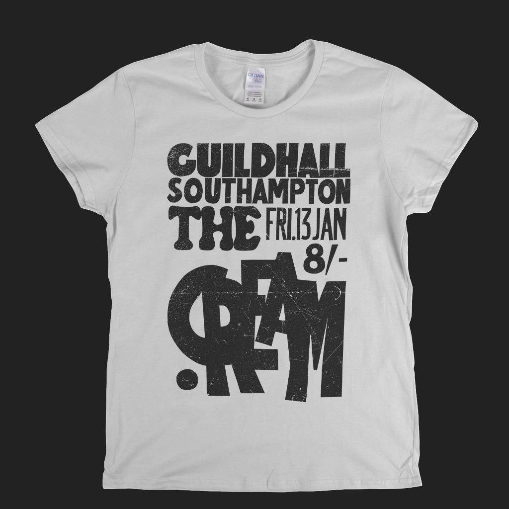 Cream Guildhall Poster Womens T-Shirt