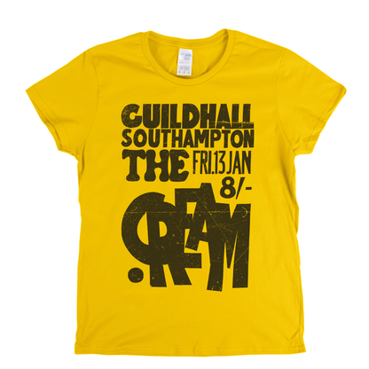 Cream Guildhall Poster Womens T-Shirt