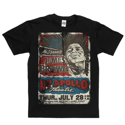 James Brown Apollo Poster T-Shirt