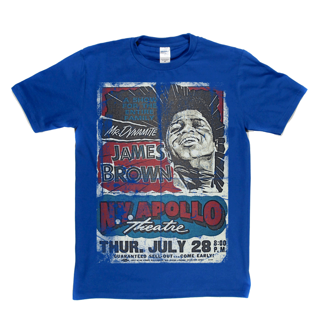 James Brown Apollo Poster T-Shirt