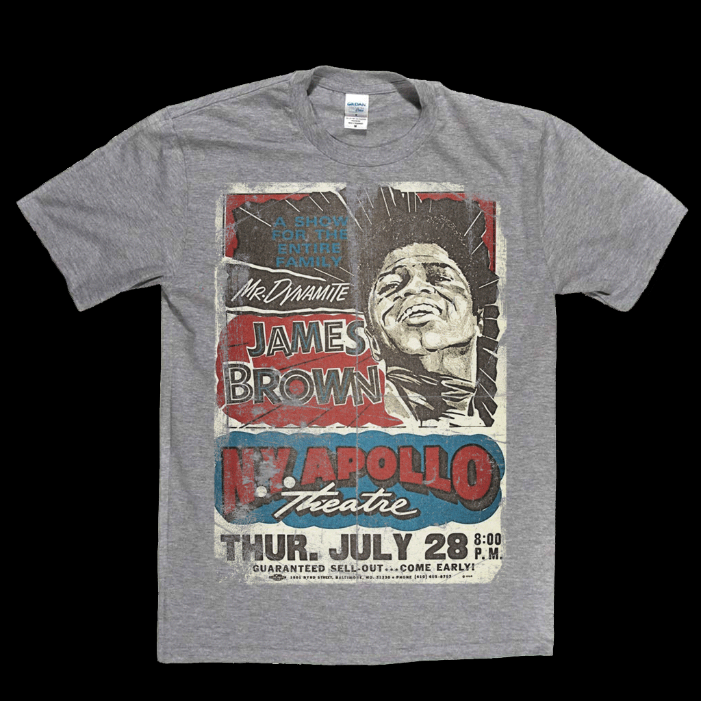 James Brown Apollo Poster T-Shirt