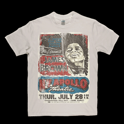 James Brown Apollo Poster T-Shirt