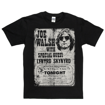 Joe Walsh Concert Poster T-Shirt