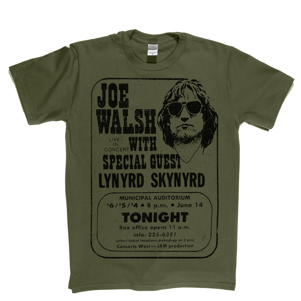 Joe Walsh Concert Poster T-Shirt