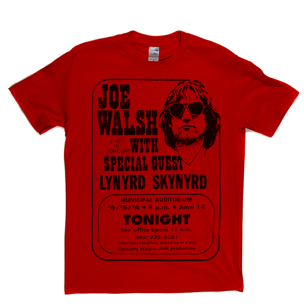 Joe Walsh Concert Poster T-Shirt