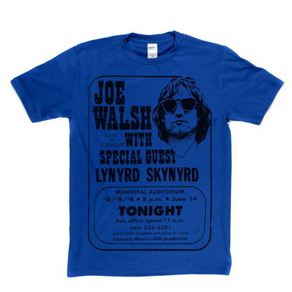 Joe Walsh Concert Poster T-Shirt