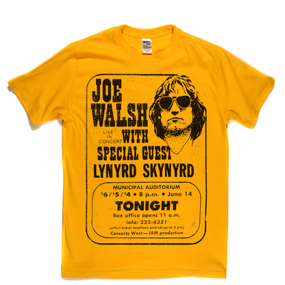 Joe Walsh Concert Poster T-Shirt