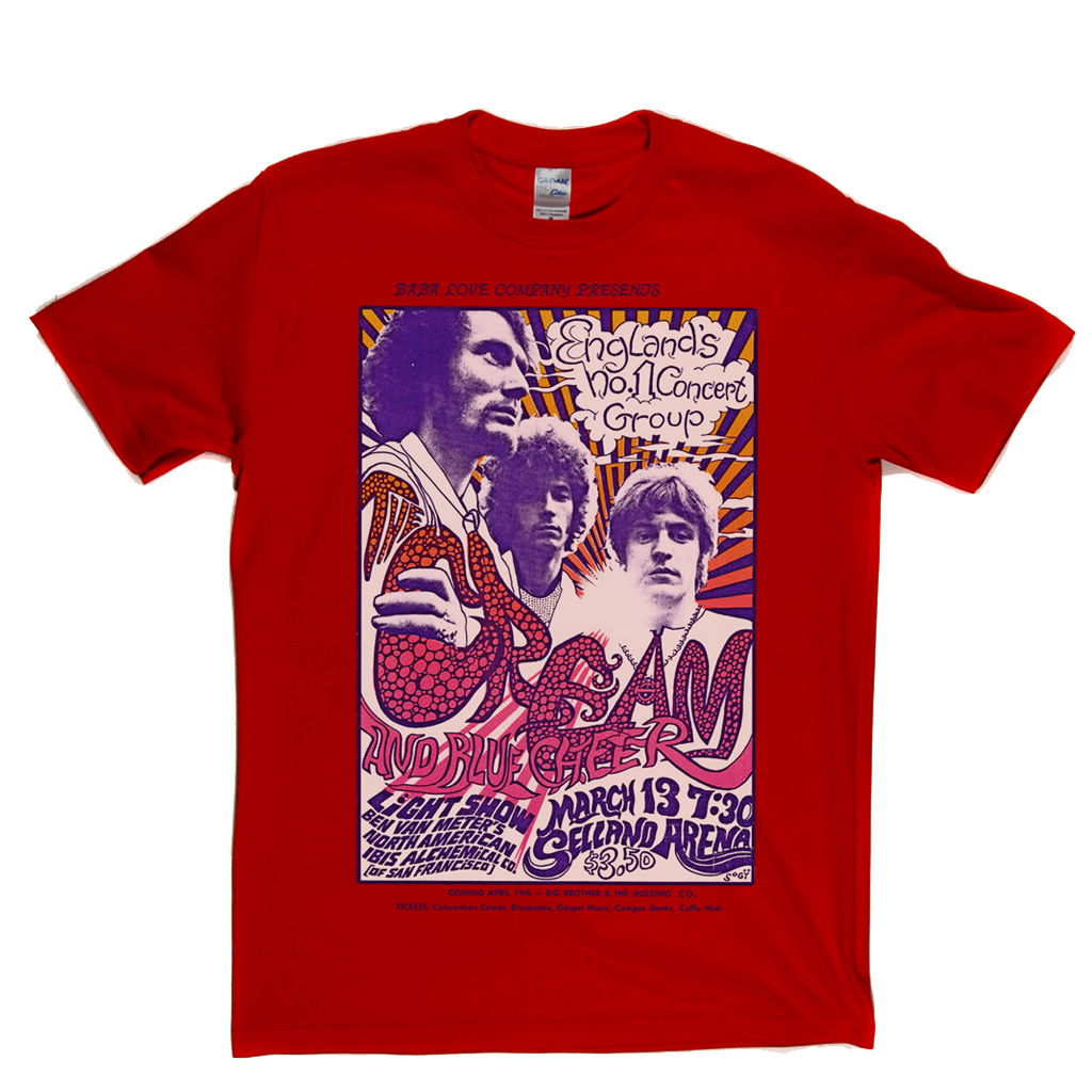 Cream And Blue Cheer Poster T-Shirt