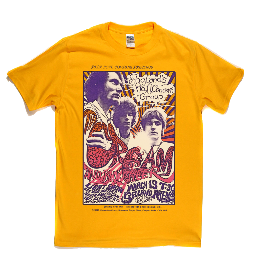 Cream And Blue Cheer Poster T-Shirt