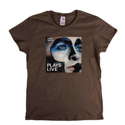 Peter Gabriel Plays Live Womens T-Shirt