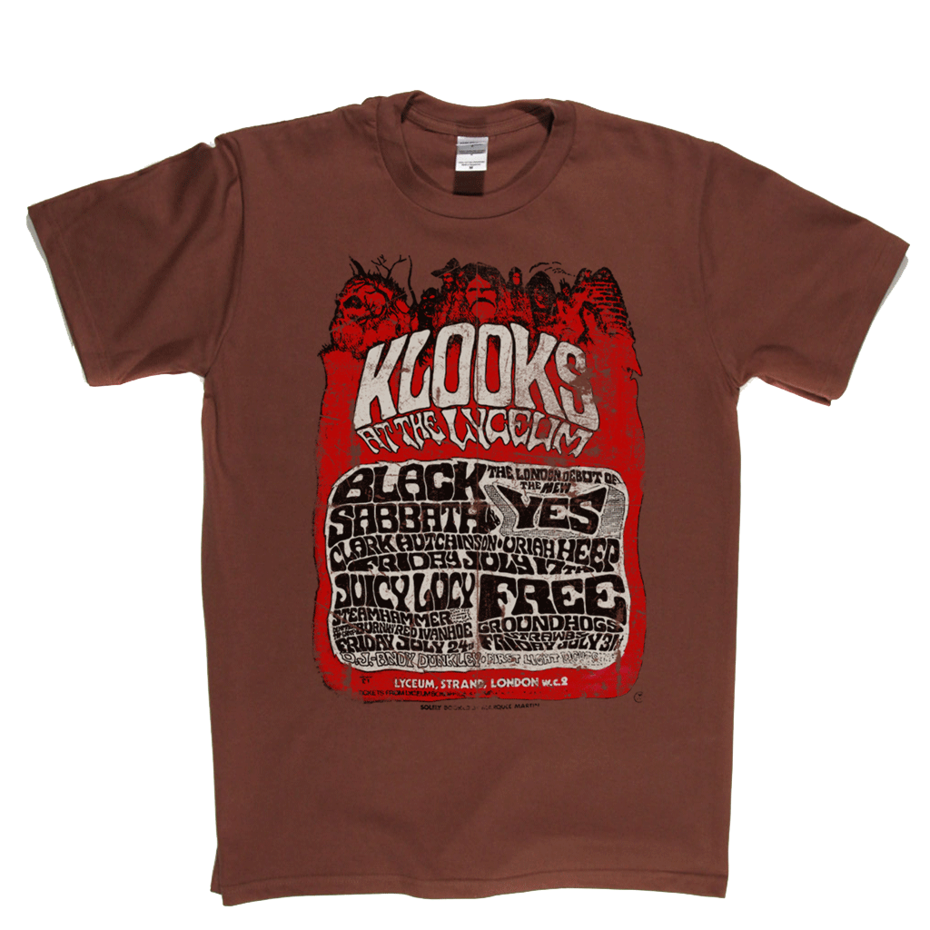 Klooks Live At The Lyceum T-Shirt