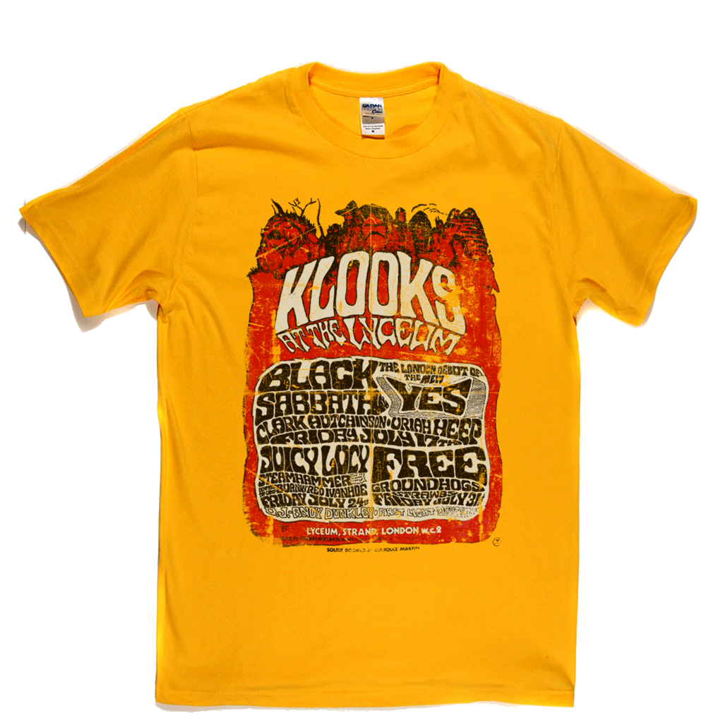 Klooks Live At The Lyceum T-Shirt