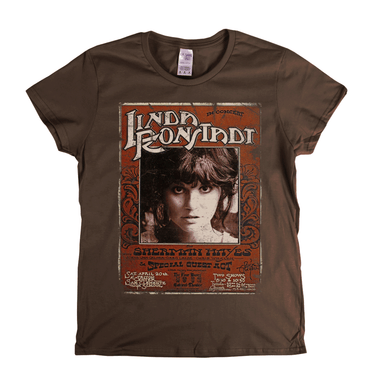 Linda Ronstadt Poster Womens T-Shirt