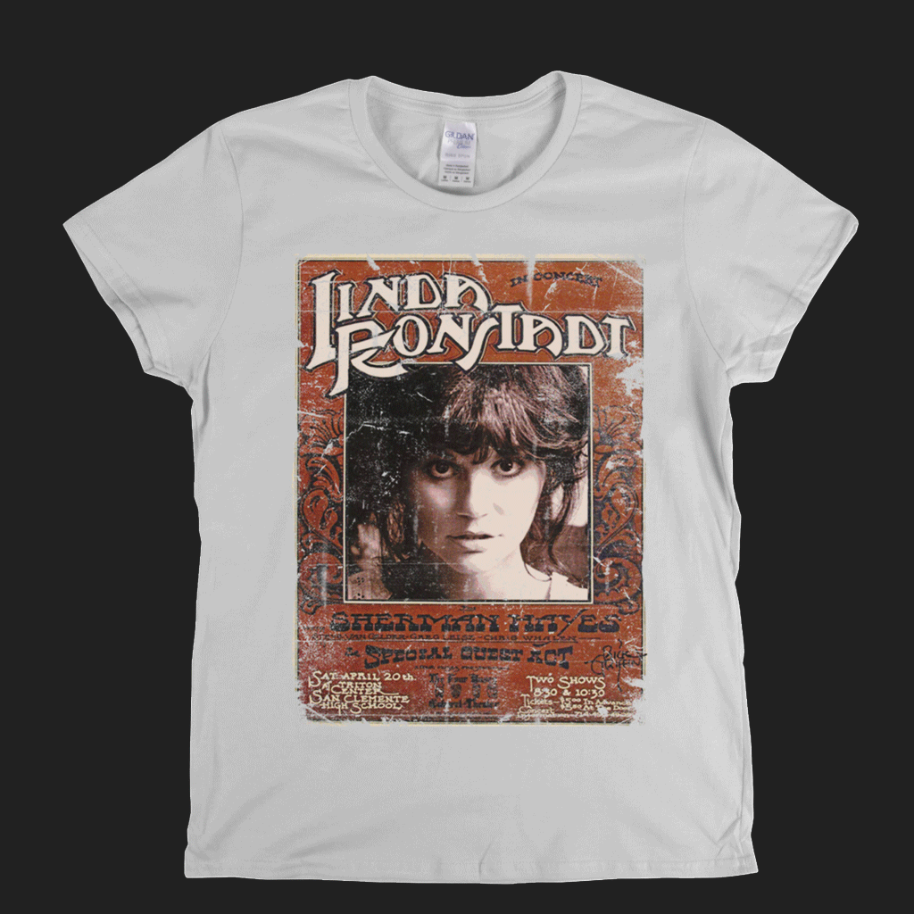 Linda Ronstadt Poster Womens T-Shirt