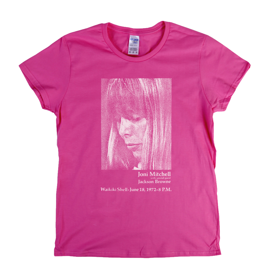 Joni Mitchell Poster Womens T-Shirt