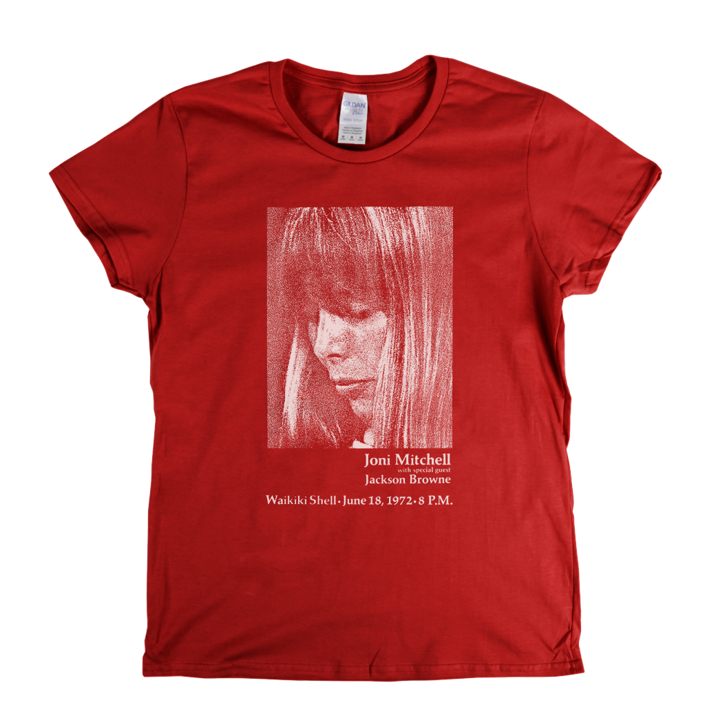 Joni Mitchell Poster Womens T-Shirt