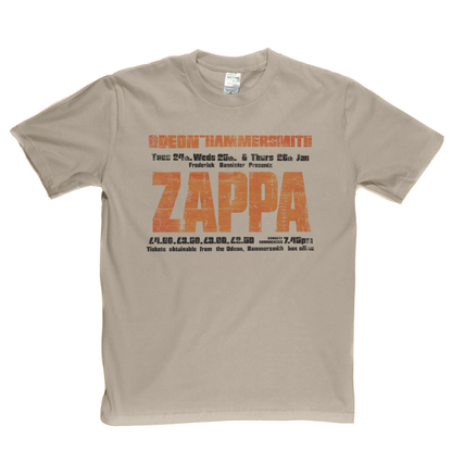 Zappa Odeon Gig Poster T-Shirt