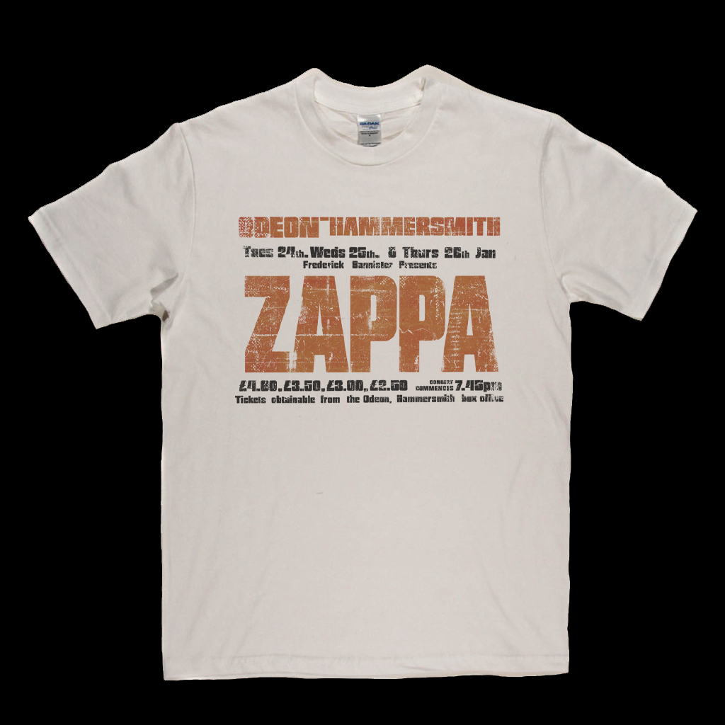 Zappa Odeon Gig Poster T-Shirt