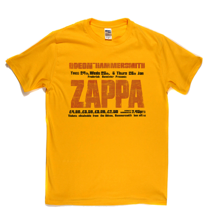 Zappa Odeon Gig Poster T-Shirt