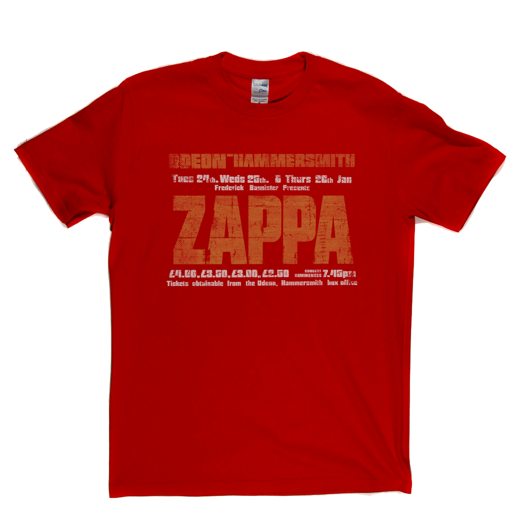 Zappa Odeon Gig Poster T-Shirt