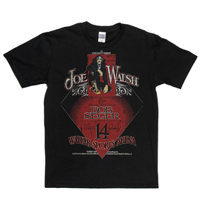 Joe Walsh Bob Seger Poster T-Shirt