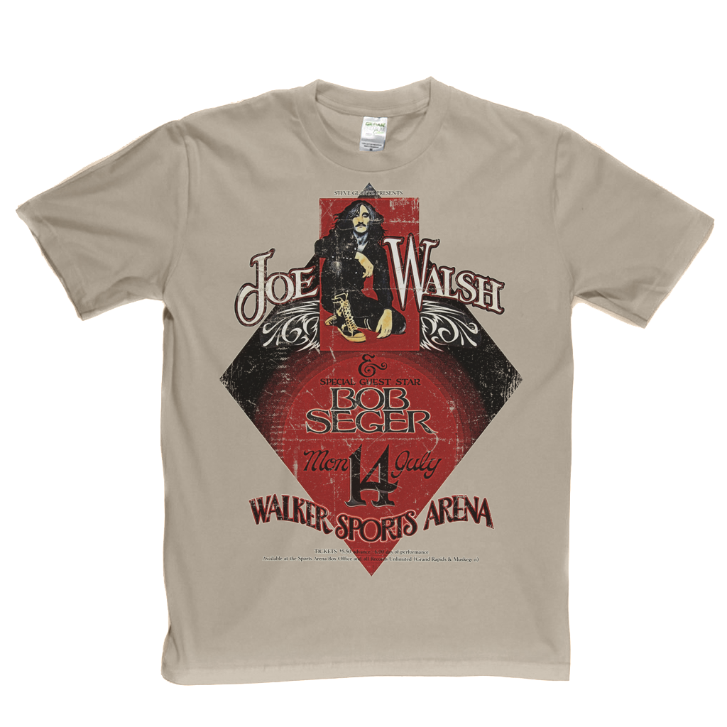 Joe Walsh Bob Seger Poster T-Shirt