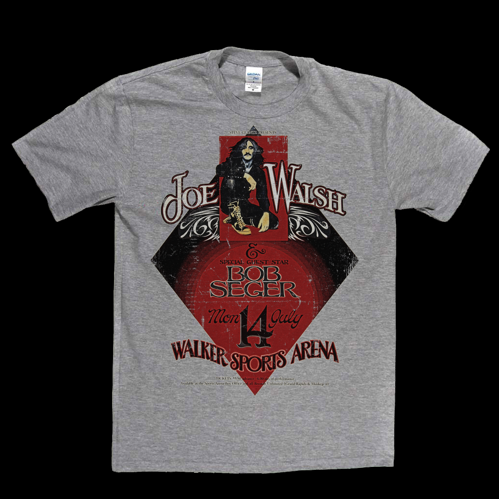 Joe Walsh Bob Seger Poster T-Shirt