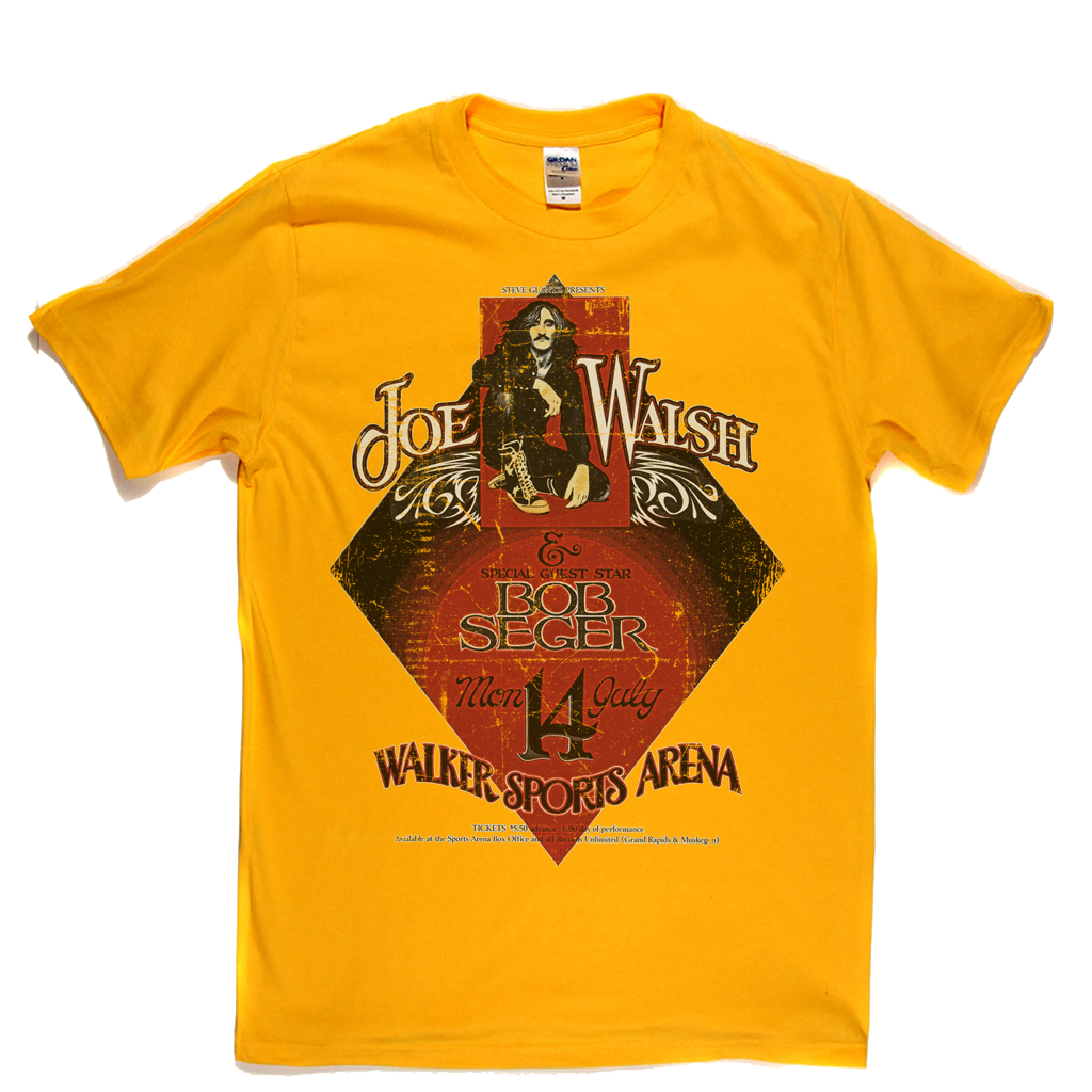 Joe Walsh Bob Seger Poster T-Shirt