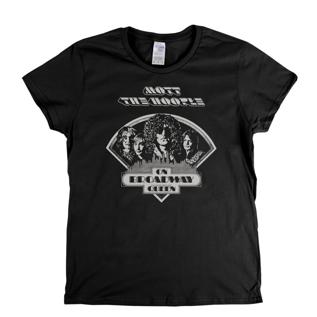 Mott The Hoople On Broadway With Queen Womens T-Shirt