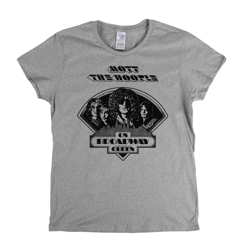 Mott The Hoople On Broadway With Queen Womens T-Shirt