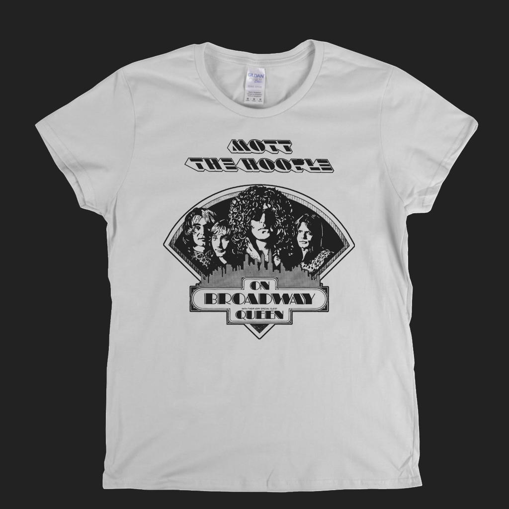 Mott The Hoople On Broadway With Queen Womens T-Shirt