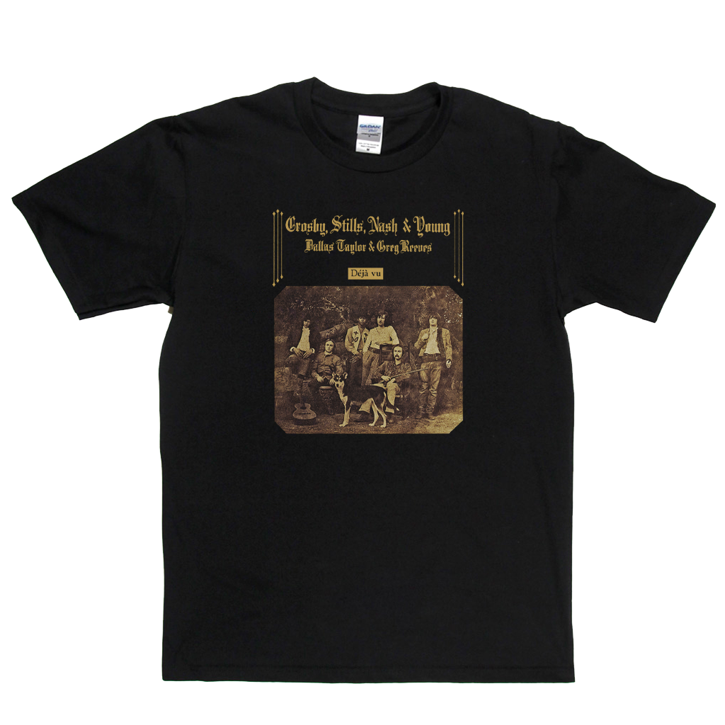 Crosby Stills Nash And Young Deja Vu T-Shirt