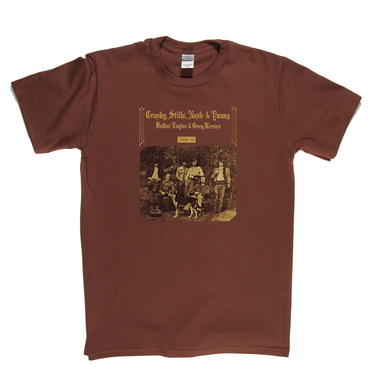 Crosby Stills Nash And Young Deja Vu T-Shirt