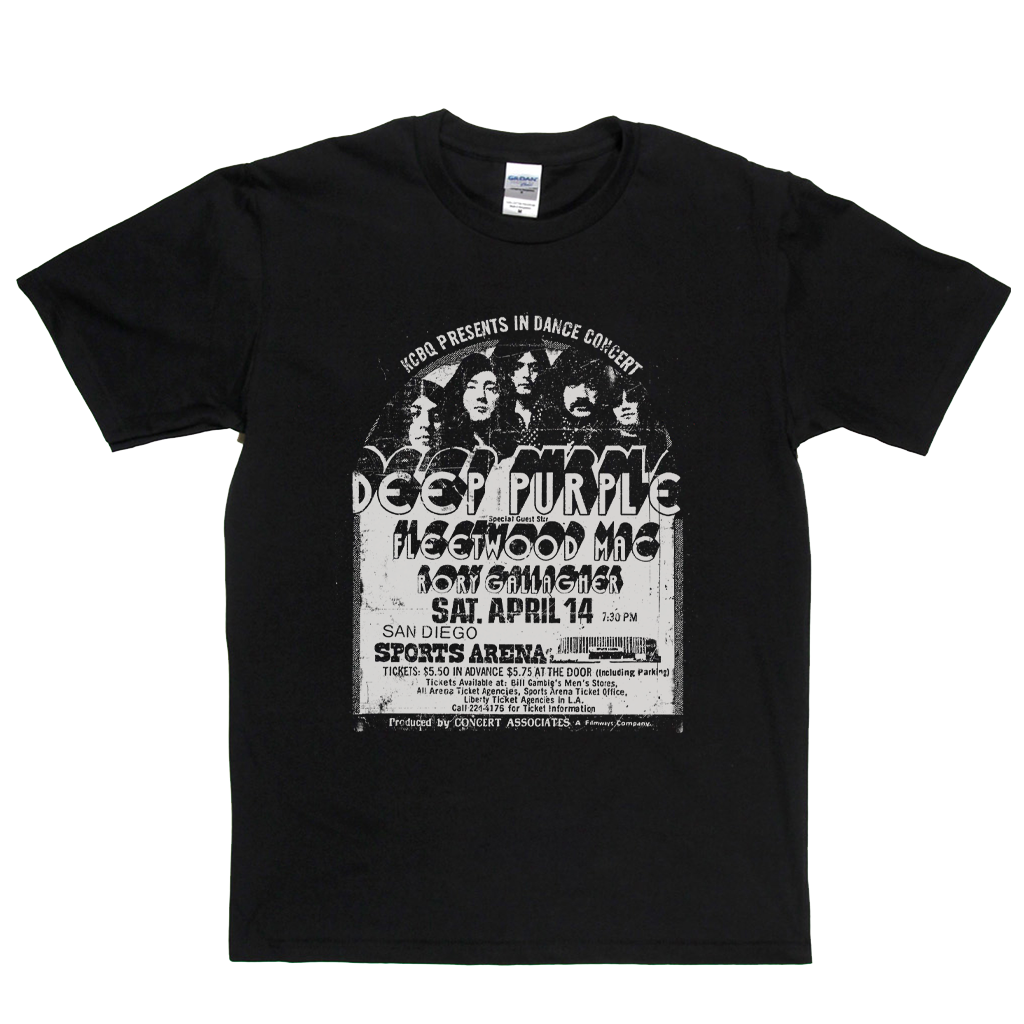 Deep Purple Gig Poster T-Shirt