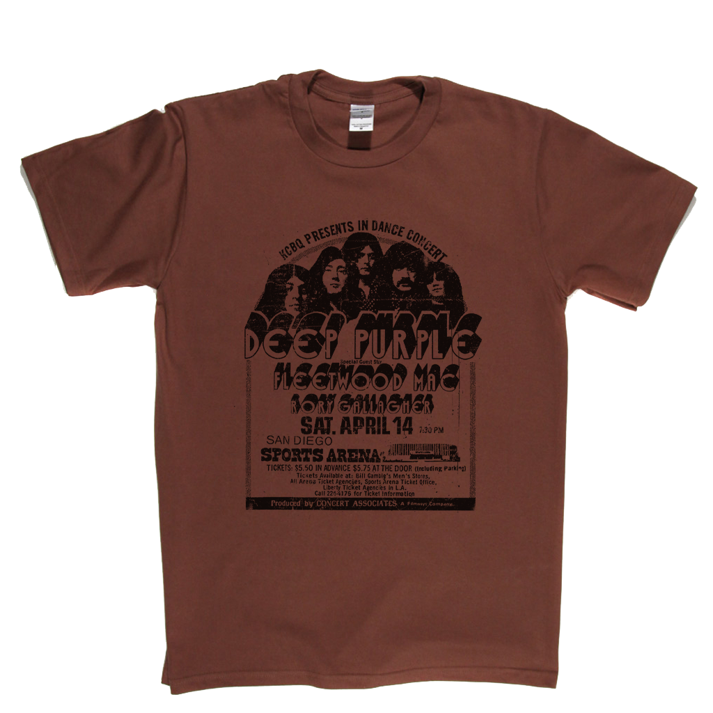 Deep Purple Gig Poster T-Shirt