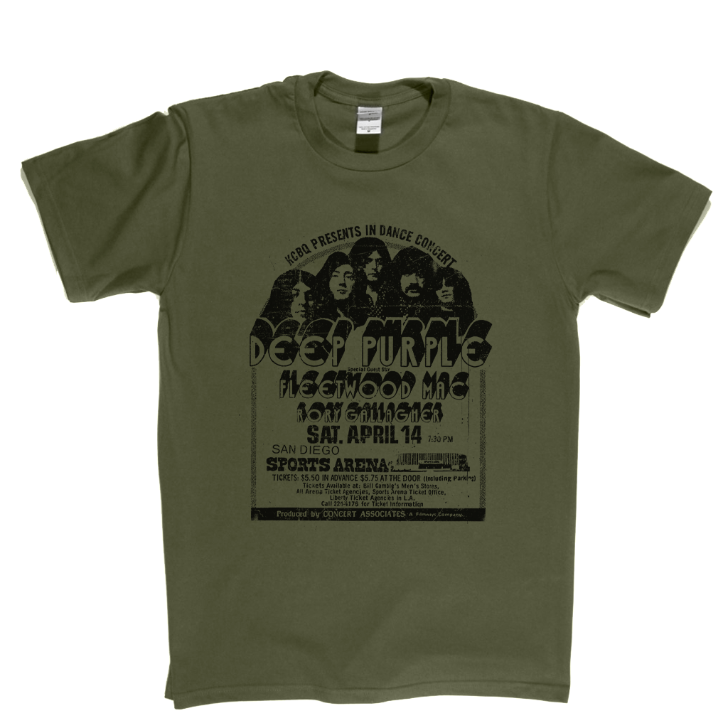 Deep Purple Gig Poster T-Shirt