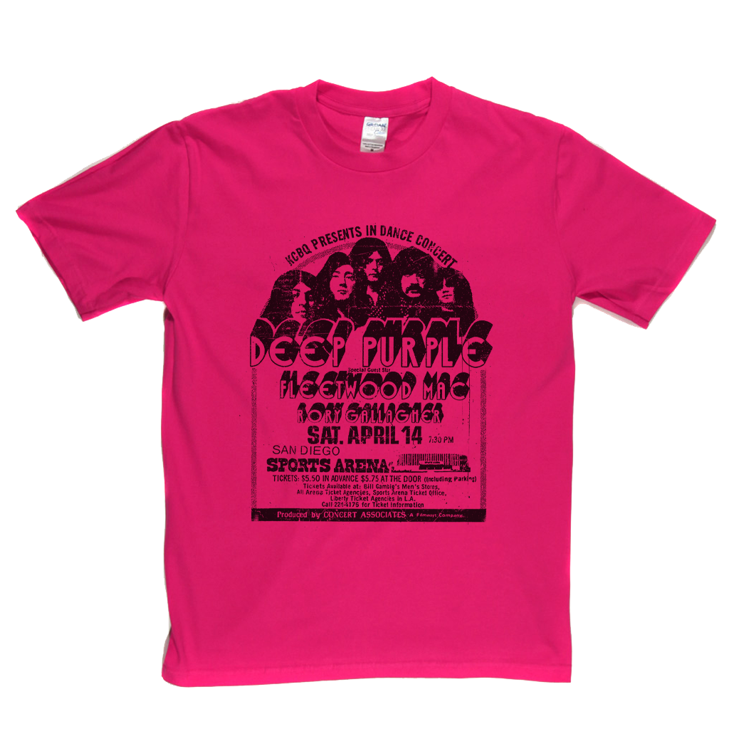 Deep Purple Gig Poster T-Shirt