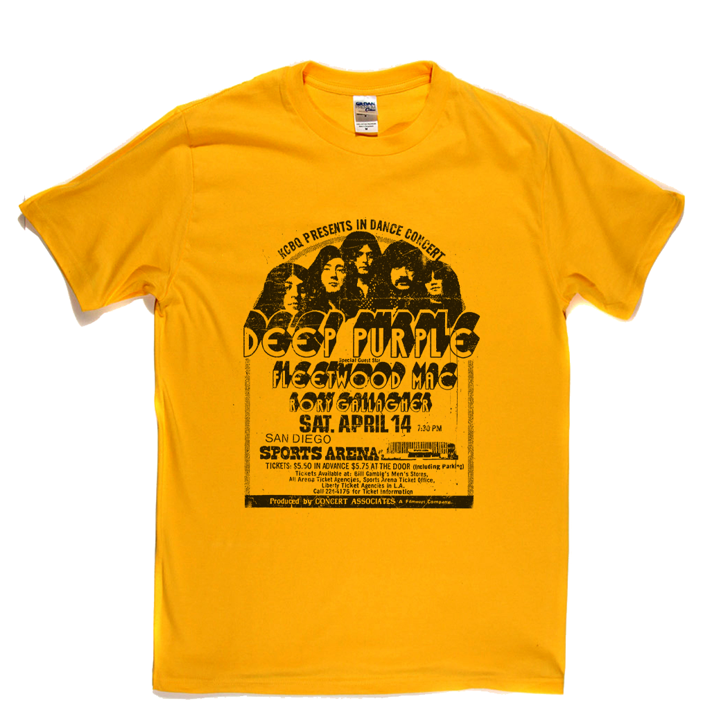 Deep Purple Gig Poster T-Shirt