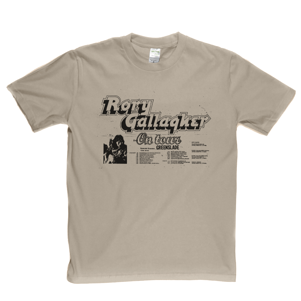 Rory Gallagher On Tour Poster T-Shirt